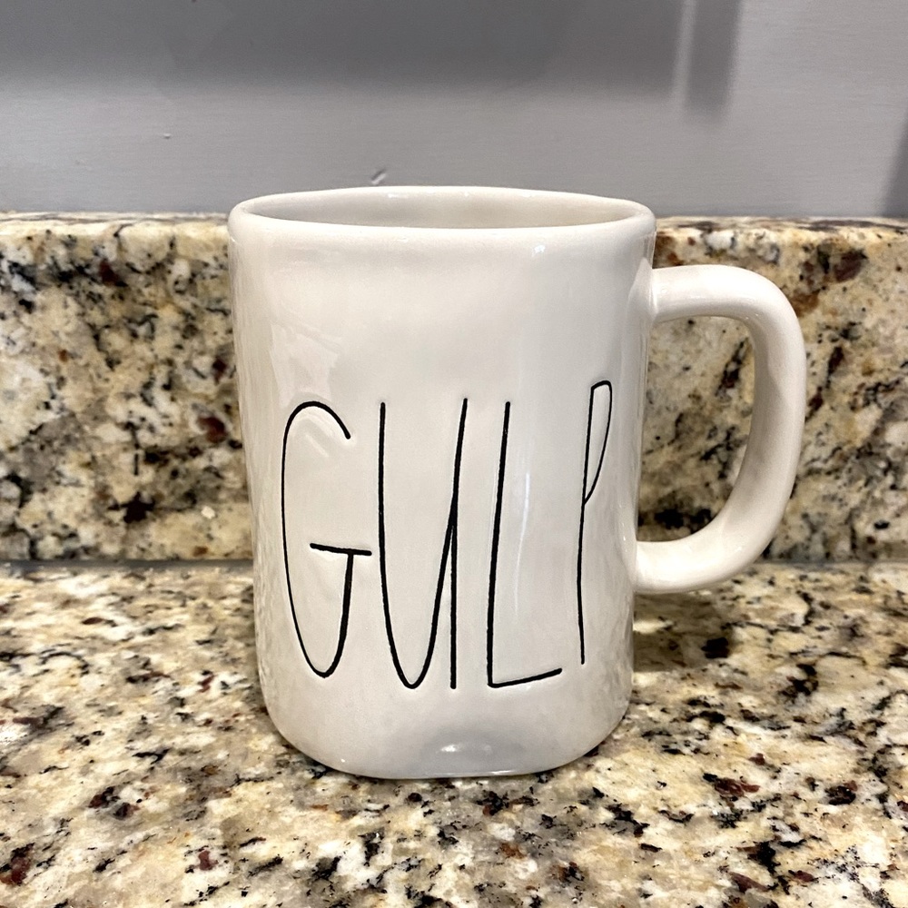 Rae Dunn “Gulp” mug - first edition